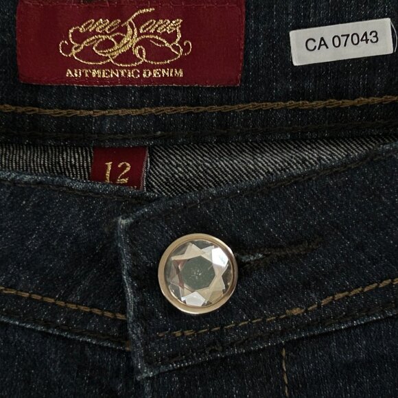 ONE 5 ONE Boot Cut Blue Jeans (Size 12) - Picture 3 of 7
